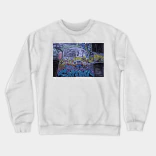 Street Art at Hosier Lane, Melbourne, Victoria, Australia Crewneck Sweatshirt